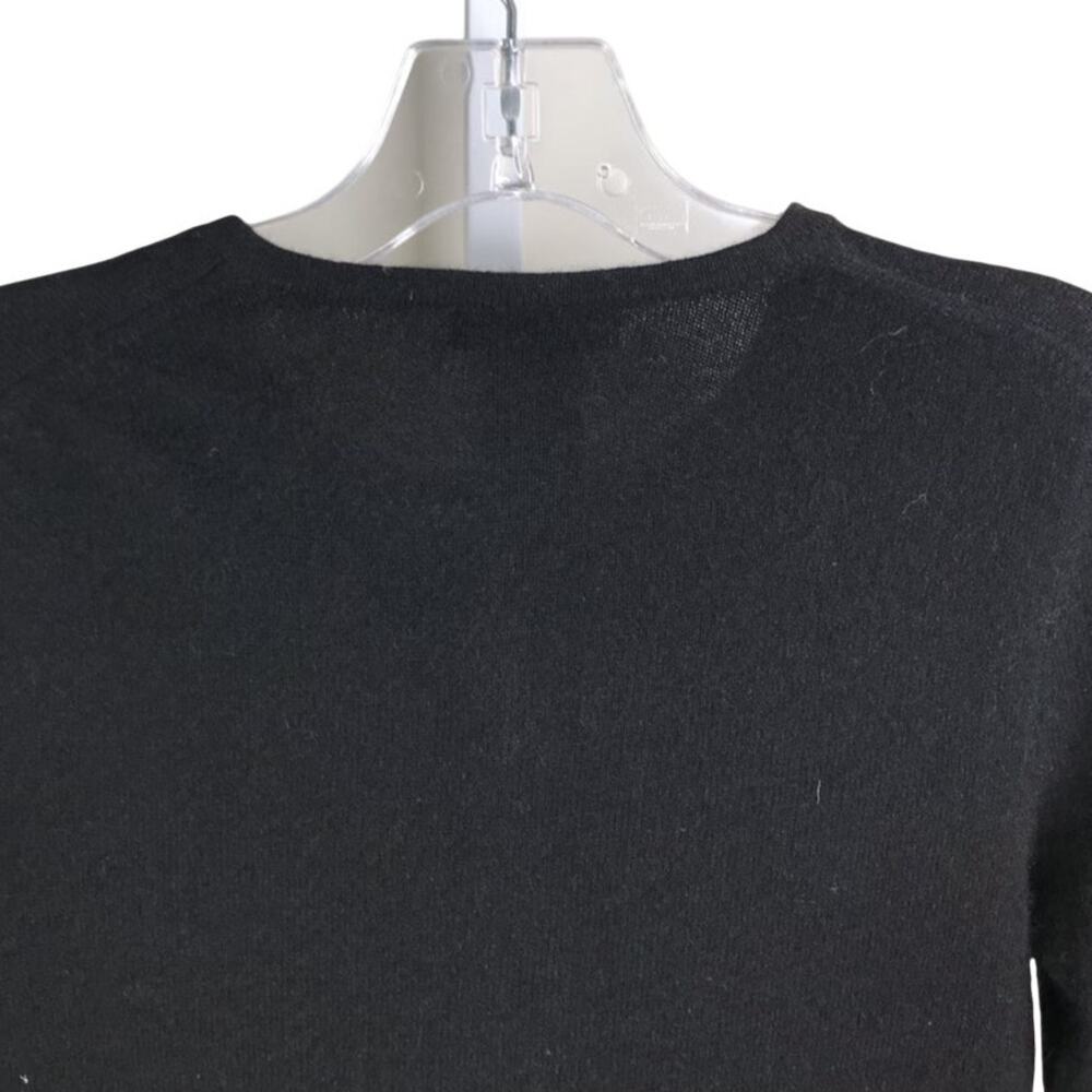 Lord &‎ Taylor Cardigan Womens XS/TP Black Cashmere Gem Buttons Slim Fit Classic - Picture 5 of 7